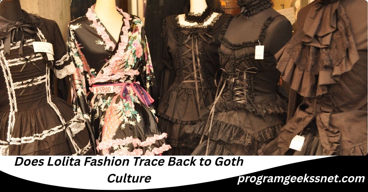 Does Lolita Fashion Trace Back to Goth Culture