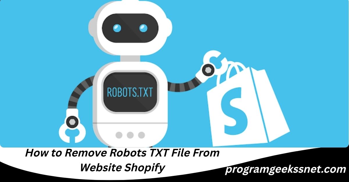 How to Remove Robots TXT File From Website Shopify