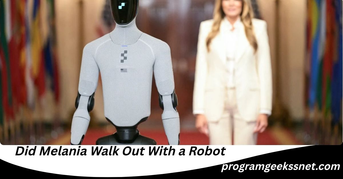 Did Melania Walk Out With a Robot